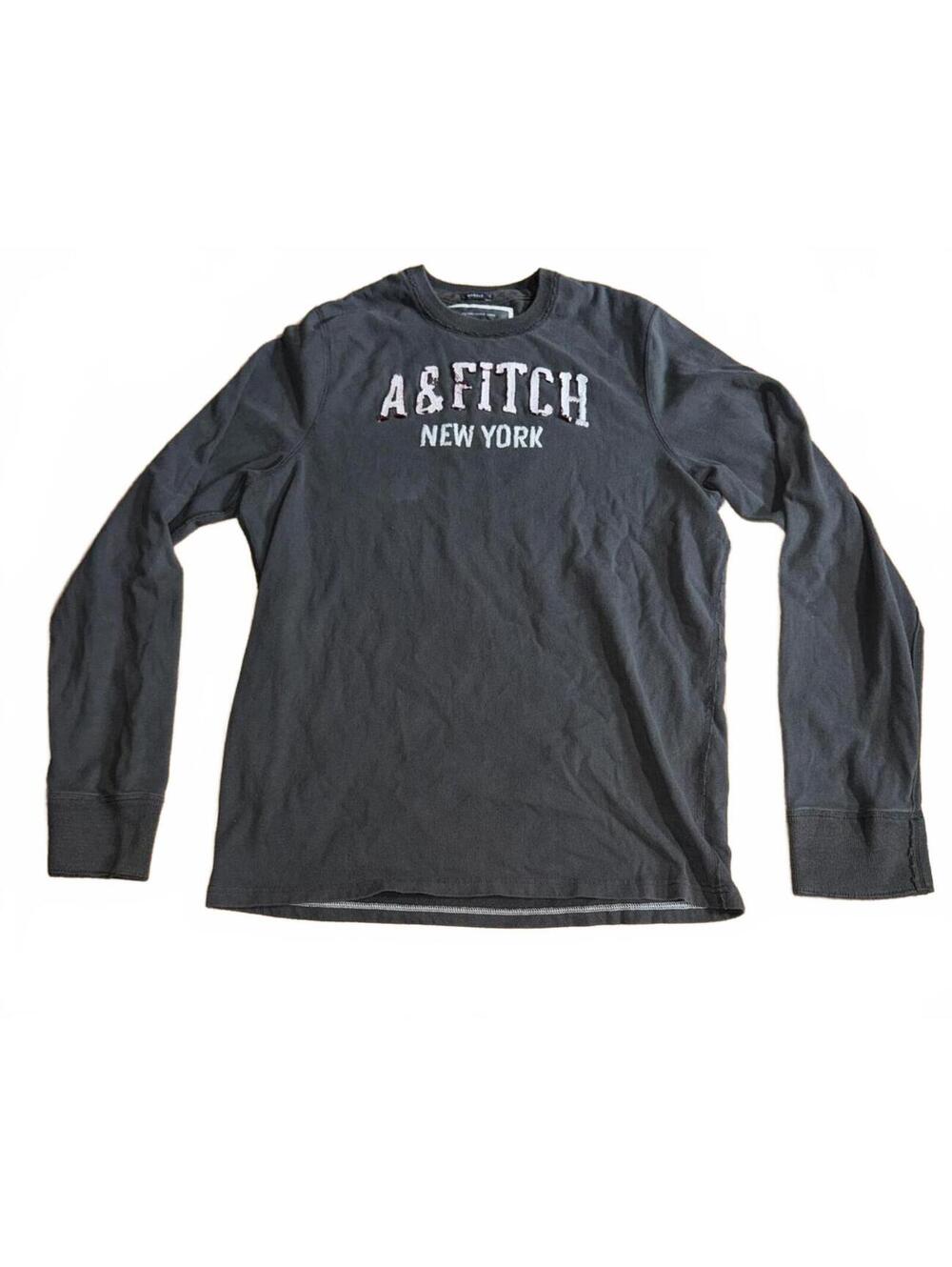 Vintage Abercrombie & Fitch Men's Muscle Fit Long Sleeve Shirt XXL